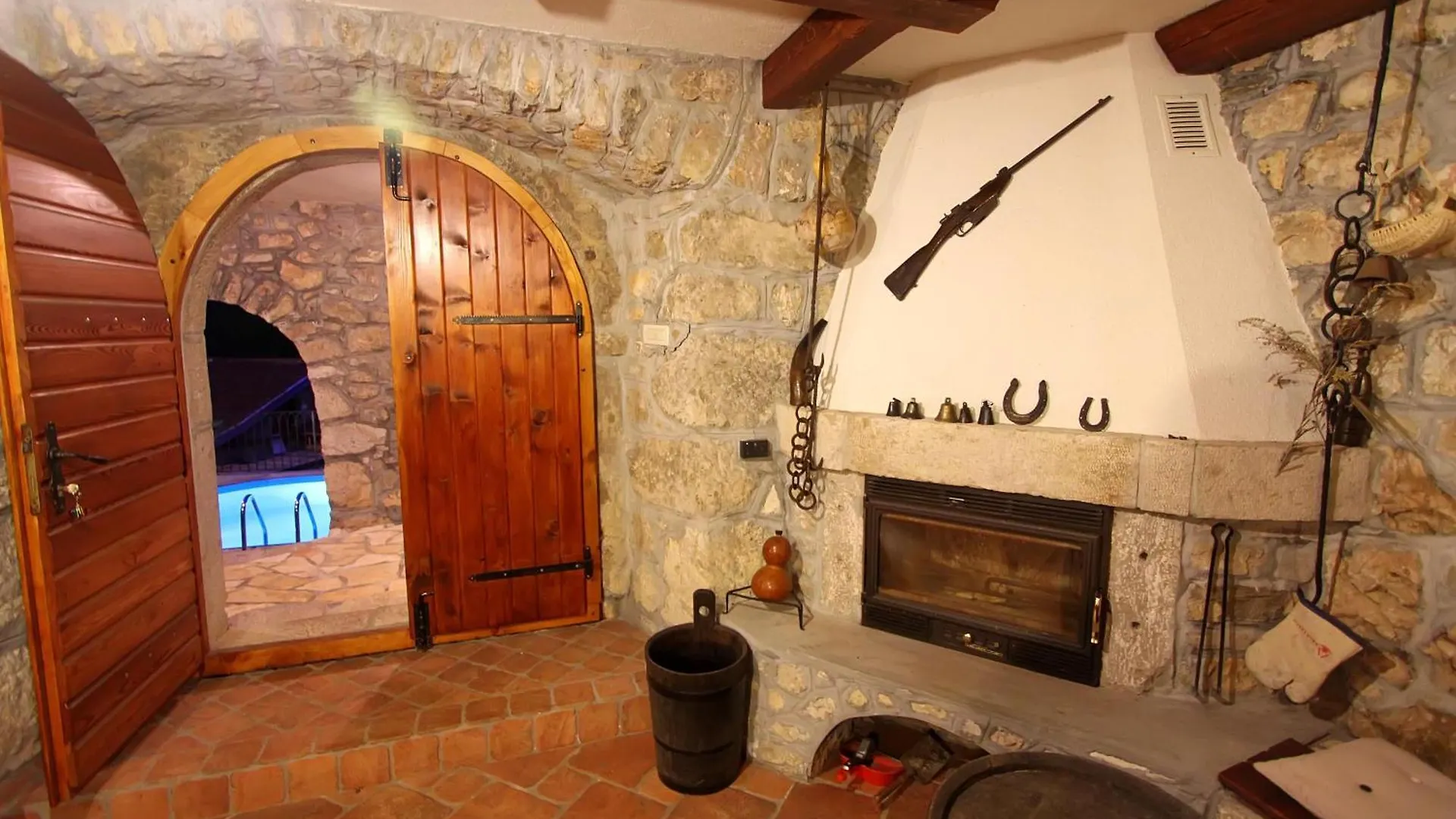 Ferienhaus In Lovranska Draga Mit Grossem Kamin Croatia
